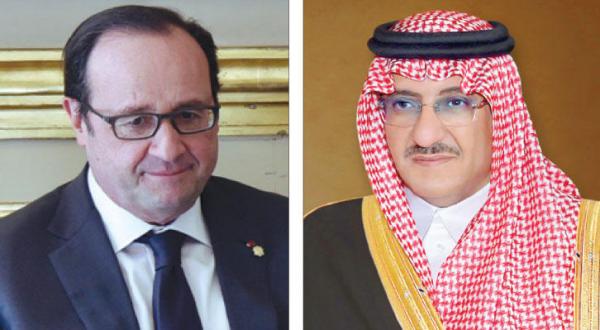 Crown Prince of Saudi Arabia Meets Hollande in Paris