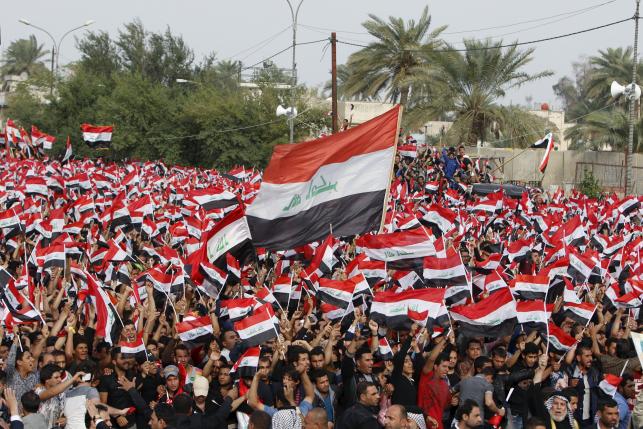 Al-Sadr Iraqi Cleric Says Supporters’ Protests Meant to Help Reforms