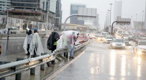 Floods across Riyadh, March 12, Asharq Al Awsat
