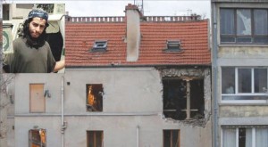 The apartment, which Hasna Ait Boulahcen and Abdel Hamid Abaaoud died in Saint-Denis, north of Paris