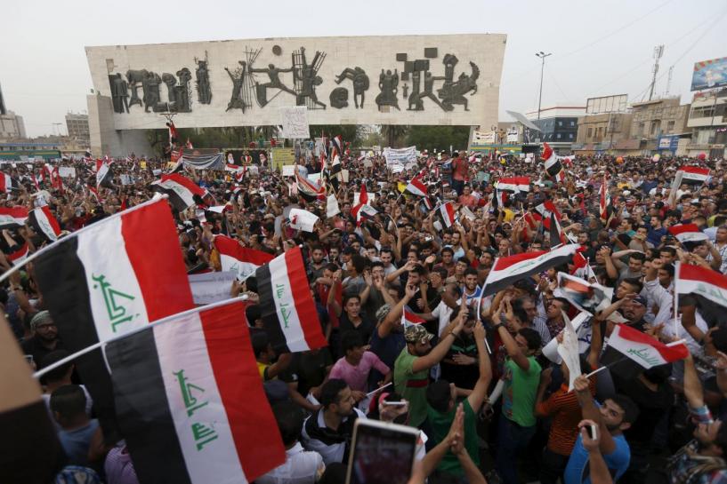 Protesters Amass in Central Baghdad to Demand Cabinet Reshuffle Vote