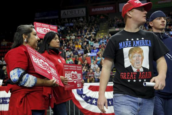Trump and Sanders Fans Share Hunger for Campaign Merchandise