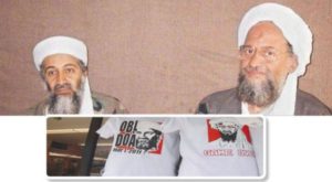 Osama bin Laden and his successor, the current leader of al-Qaeda Ayman al-Zawahiri
