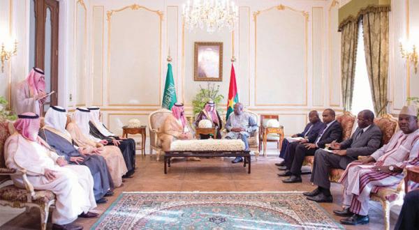 Saudi Deputy Crown Prince Discusses Fighting Terrorism with President of Burkina Faso
