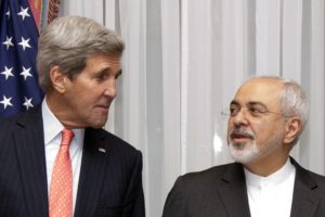 U.S. Secretary of State John Kerry and Iranian Minister of Foreign Affairs Zarif, Reuters