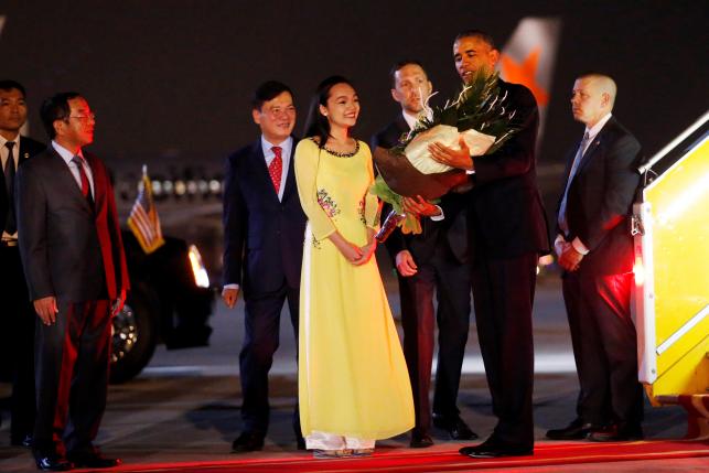 President Barack Obama Arrives in Vietnam to Turn Old Foe into New Partner