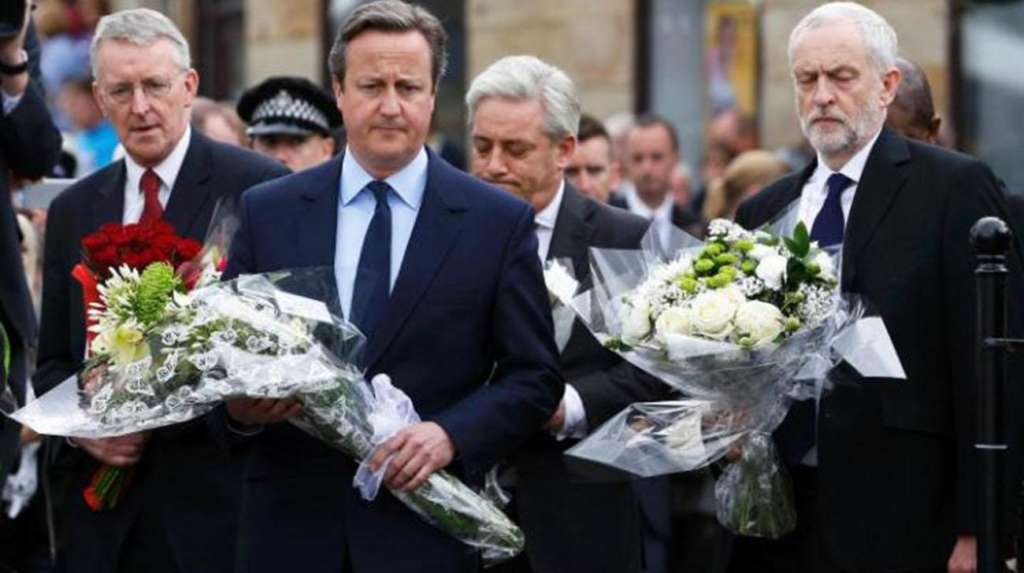 Cameron, Corbyn Honor ‘Europe’s Martyr’…Remain Camp Leads in Polls