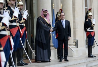Deputy Crown Prince Salman, Hollande Discuss Iranian Interference, Regional Affairs