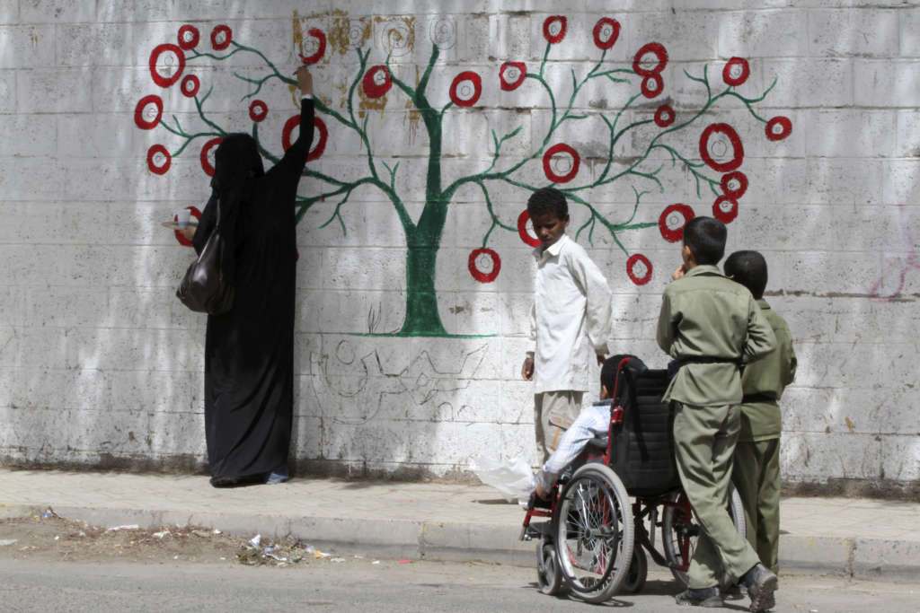 Yemeni Artist Encourages Youth to Embellish Streets with Murals