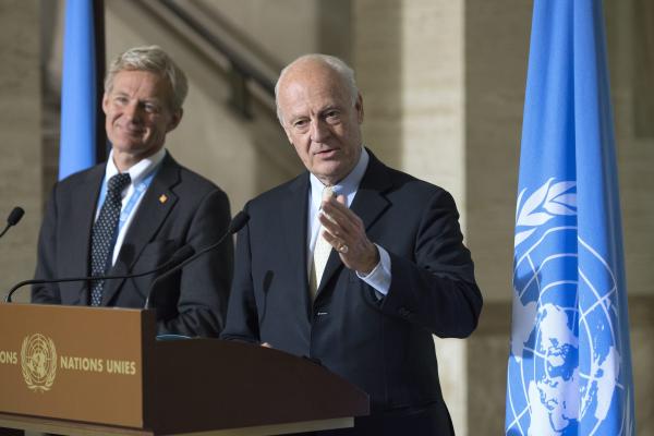 De Mistura: The Syrian Regime Agrees to Aid Delivery