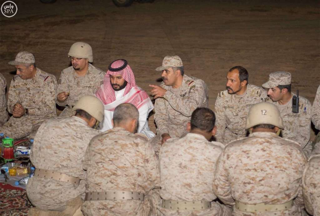 Deputy Crown Prince Inspects Military Units in Najran