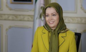 Maryam Rajavi, head of the National Council of Resistance of Iran