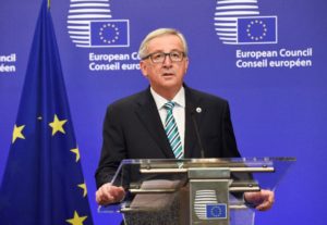 Jean-Claude Juncker and other EU chiefs want Britain to start talks as soon as possible to quit the bloc (AFP Photo/John Thys)