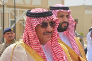 Crown Prince Mohammed bin Nayef and Deputy Crown Prince Mohammed bin Salman.
