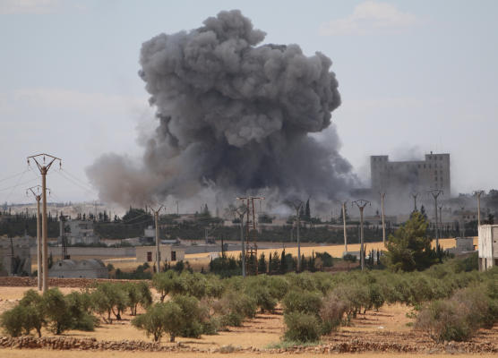 Dozens Killed in International Coalition Airstrikes on Manbij