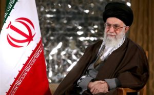 Iran's Supreme Leader Ayatollah Ali Khamenei poses before delivering a speech marking the Iranian New Year