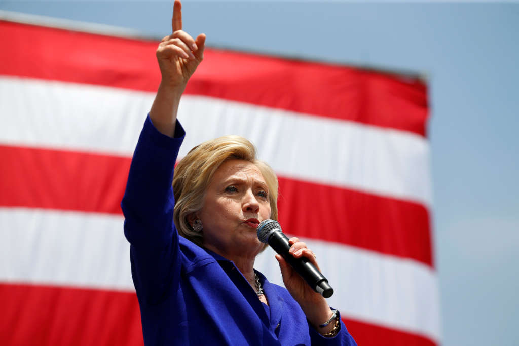 Democrat Clinton Wins Historic U.S. Presidential Nomination