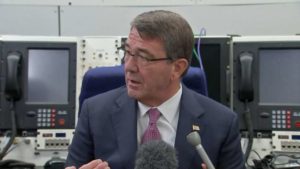 U.S. Defense Secretary Ash Carter says the U.S. will set up a logistics hub to help Iraqi forces recapture Mosul from ISIS, Reuters