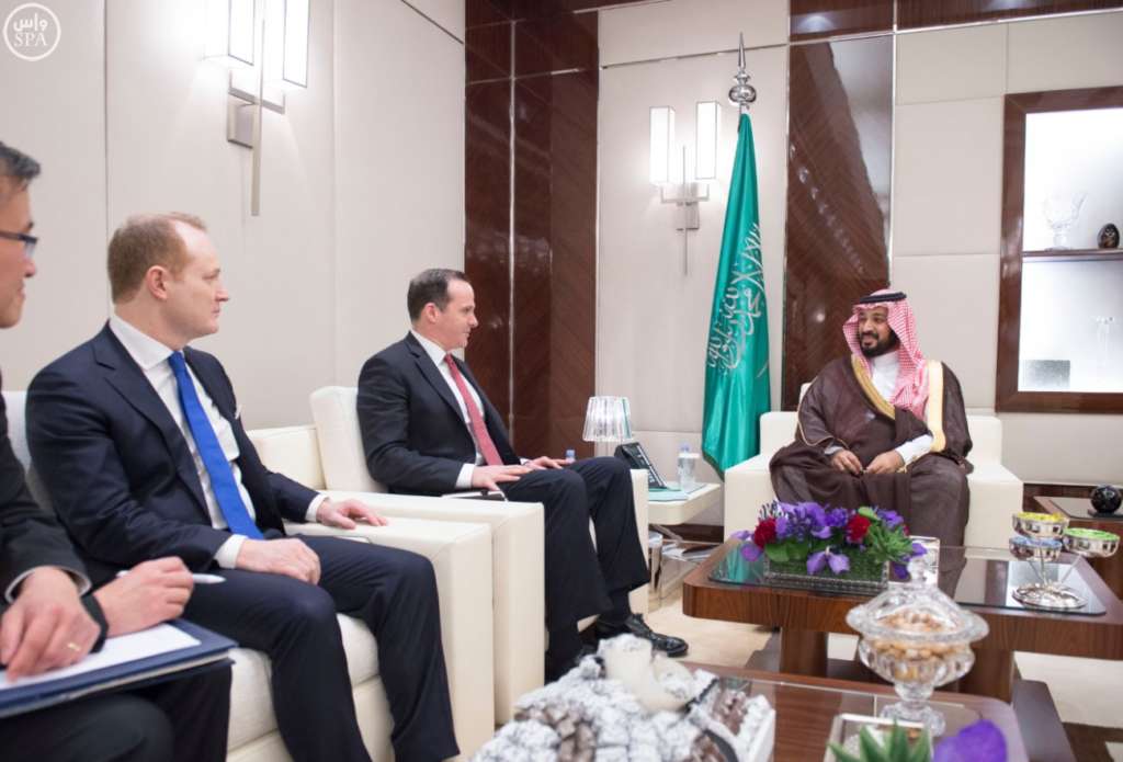 Deputy Crown Prince Meets U.S. Presidential Envoy for Combating ISIS