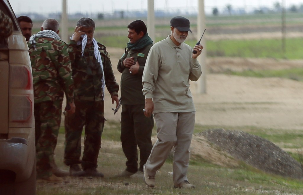 IRGC Commander Reaches Mosul Borders to Examine Military Field