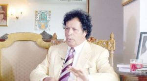 Ahmed Mohmamed Gaddaf al-Dam, cousin of the late totalitarian leader of Libya Muammar Gaddafi,