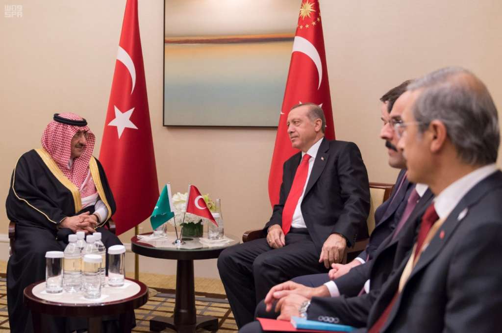 Saudi Crown Prince Meets with Erdogan, Lavrov