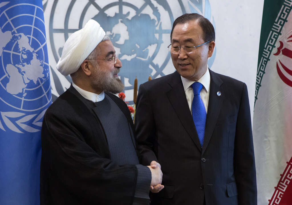 Ban Ki-moon to Rouhani: ‘Encourage Houthis to Negotiate Rationally’