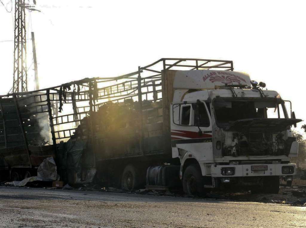 U.N. Resumes Syria Aid Convoys after Attack