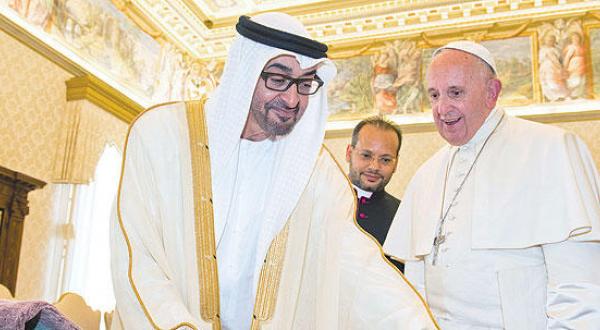 Mohammed bin Zayed Calls for Cooperation in Order to Combat Religious Intolerance