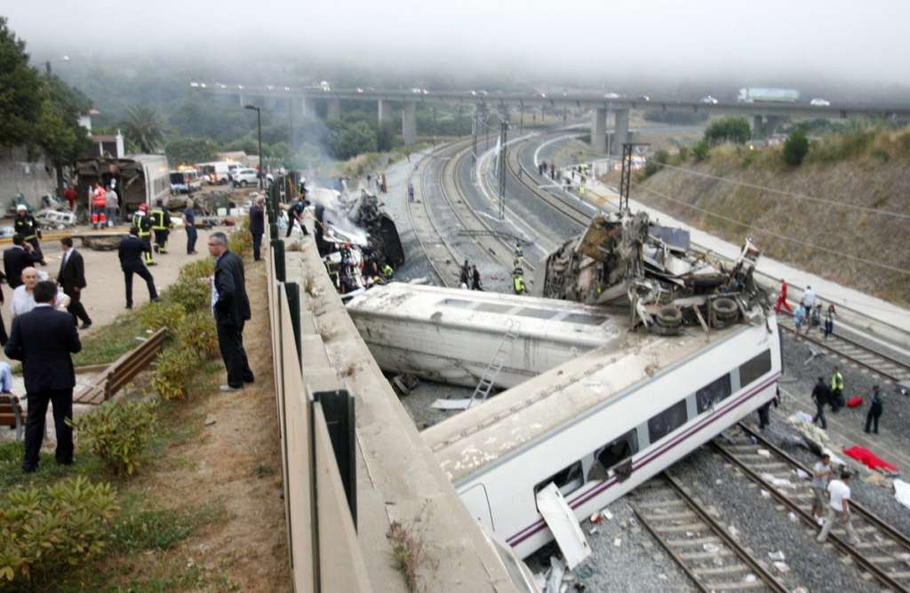 At Least Four Dead after Train Derails in Spain
