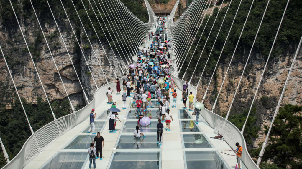 China Closes World’s Longest Glass Bridge