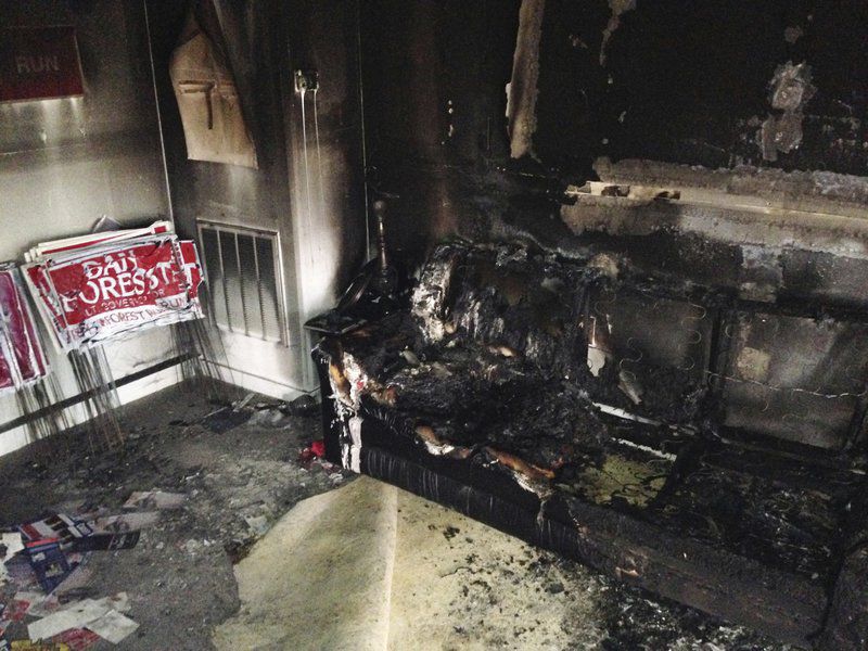 Republican Electoral Headquarters Firebombed