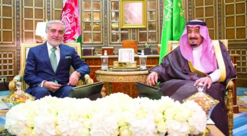Custodian of the Two Holy Mosques Receives Executive President of Afghanistan