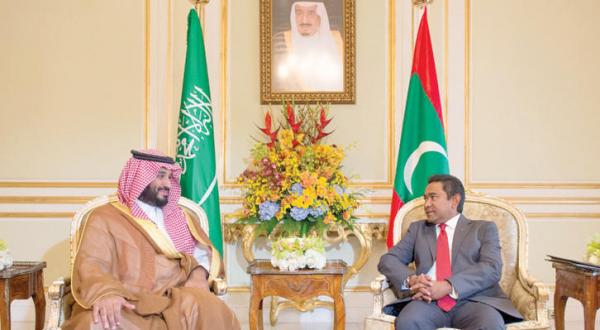 Saudi Deputy Crown Prince Meets Maldives President