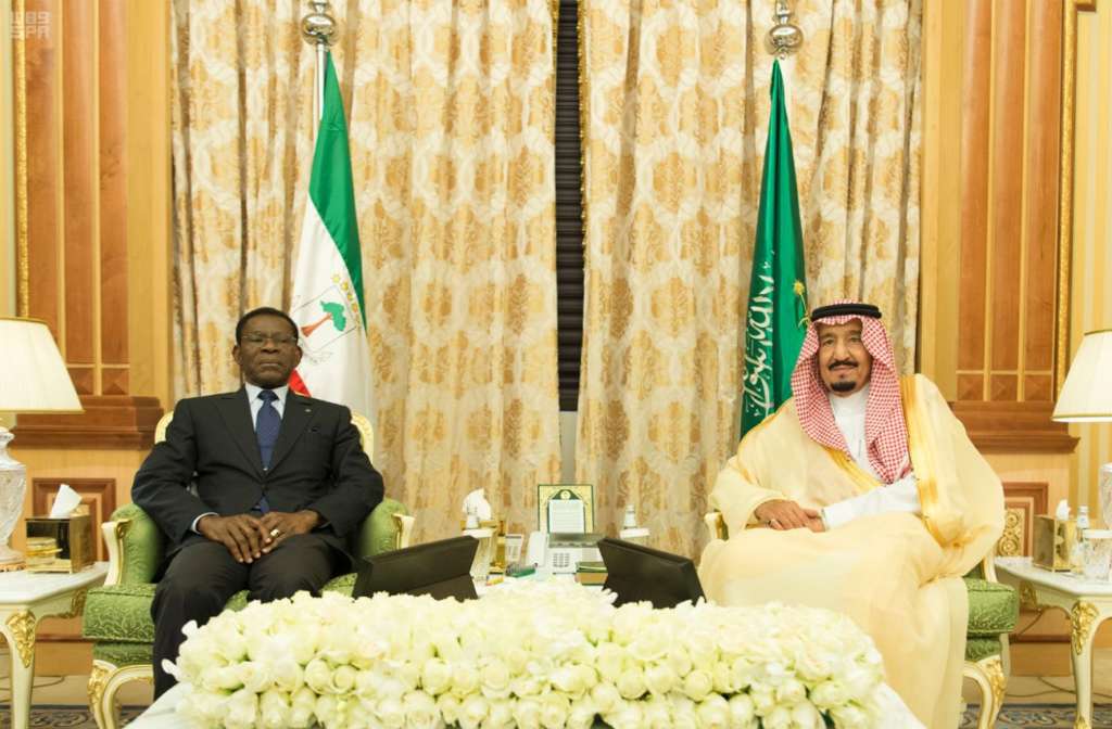King Salman Meets with President of Republic of Equatorial Guinea