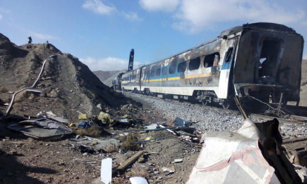 Passenger Trains Collide in Iran, 44 Killed