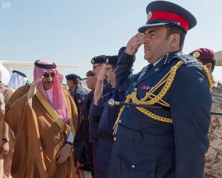 Saudi Crown Prince Arrives at Bahrain’s Isa Airbase Airport