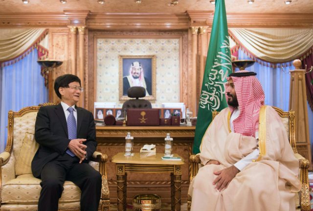Deputy Crown Prince Holds Talks with Special Envoy of the Chinese President