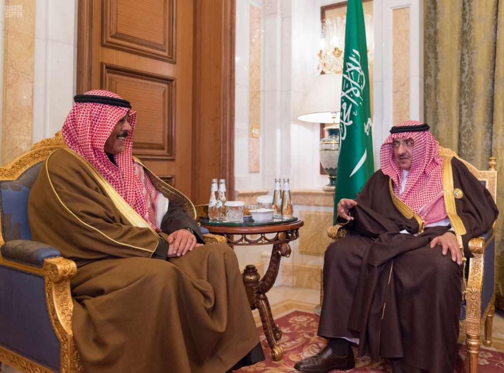 Saudi Crown Prince Discusses Security Developments with Kuwaiti Minister of Interior