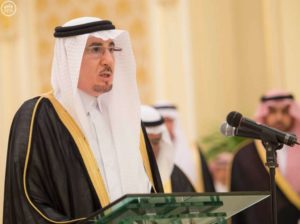 Saudi Minister of Labor Mufrej al-Haqbani. SPA
