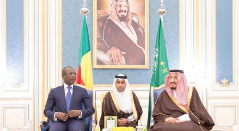 King Salman bin Abdulaziz Receives President of Benin
