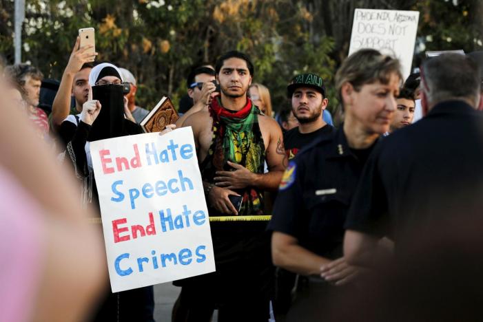 U.S. Hate Crimes Surge against Minorities