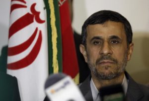 Iran's President Mahmoud Ahmadinejad visits Imam Ali shrine in Najaf