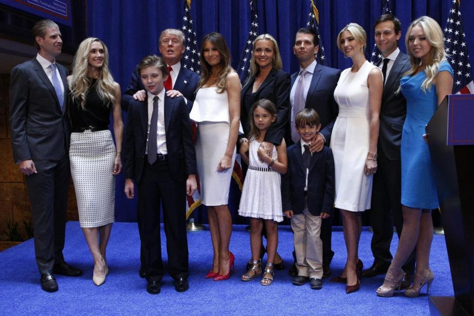 Trump’s Team to Include Three of his Children and his Son-in-Law