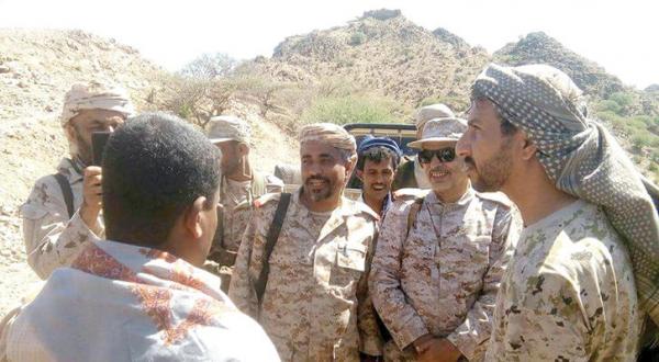 Yemen: Military Visits by Coalition Commanders Boost Morale of Pro-Government Fighters in Taiz, Lahij