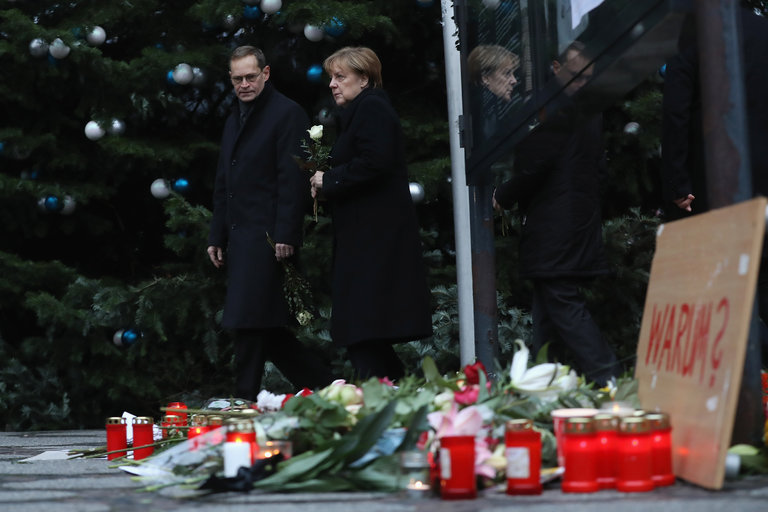 Berlin Attack Poses Toughest Test in Merkel’s 11 Years in Power