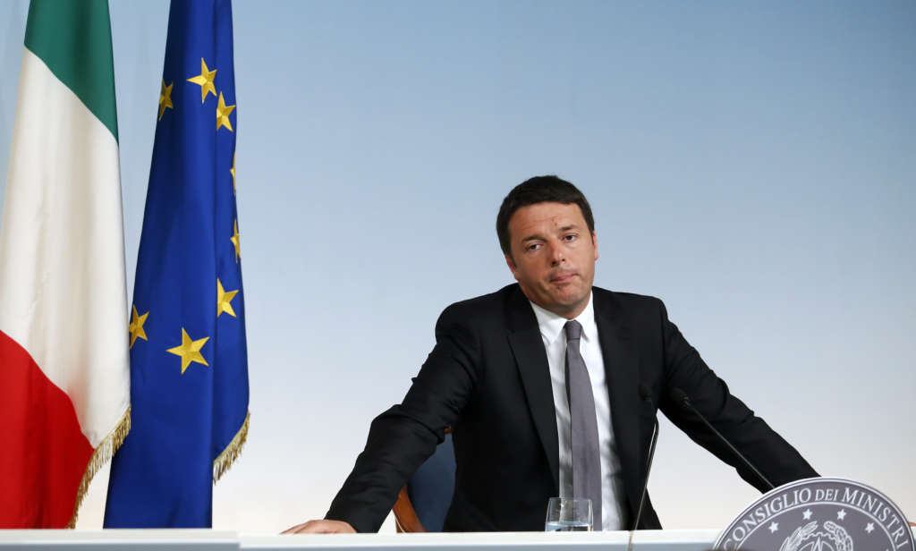 Following Cameron’s Footsteps…Renzi Risks Political Future