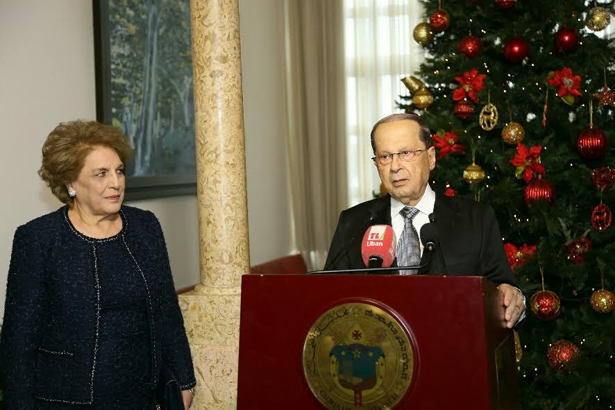 Lebanon’s President Attends Christmas Celebrations for First Time since Two Years