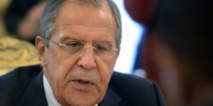Russian Foreign Affairs Minister Sergei Lavrov.