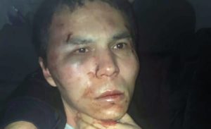 The alleged attacker of Reina nightclub, who is identified as Abdulgadir Masharipov, is seen after he was caught by Turkish police in Istanbul, Turkey, late January 16, 2017, in this photo provided by Dogan News Agency. Dogan News Agency (DHA)/via REUTERS